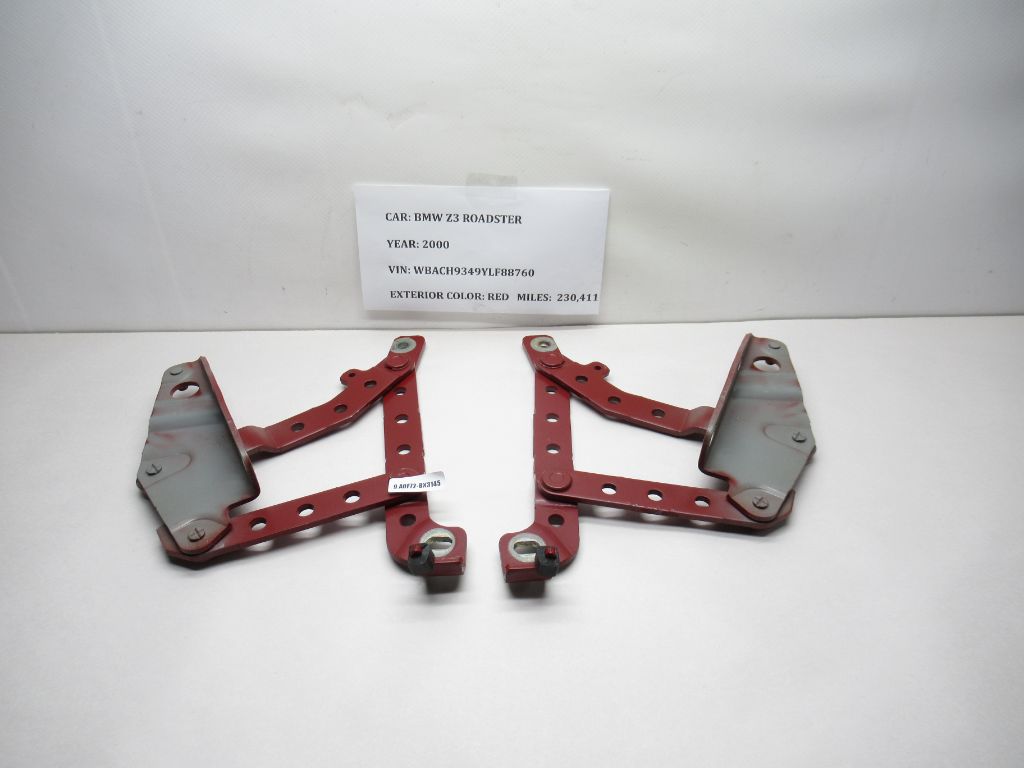 96-02 BMW Z3 ROADSTER Hood Hinge Pair  41618398665 OEM