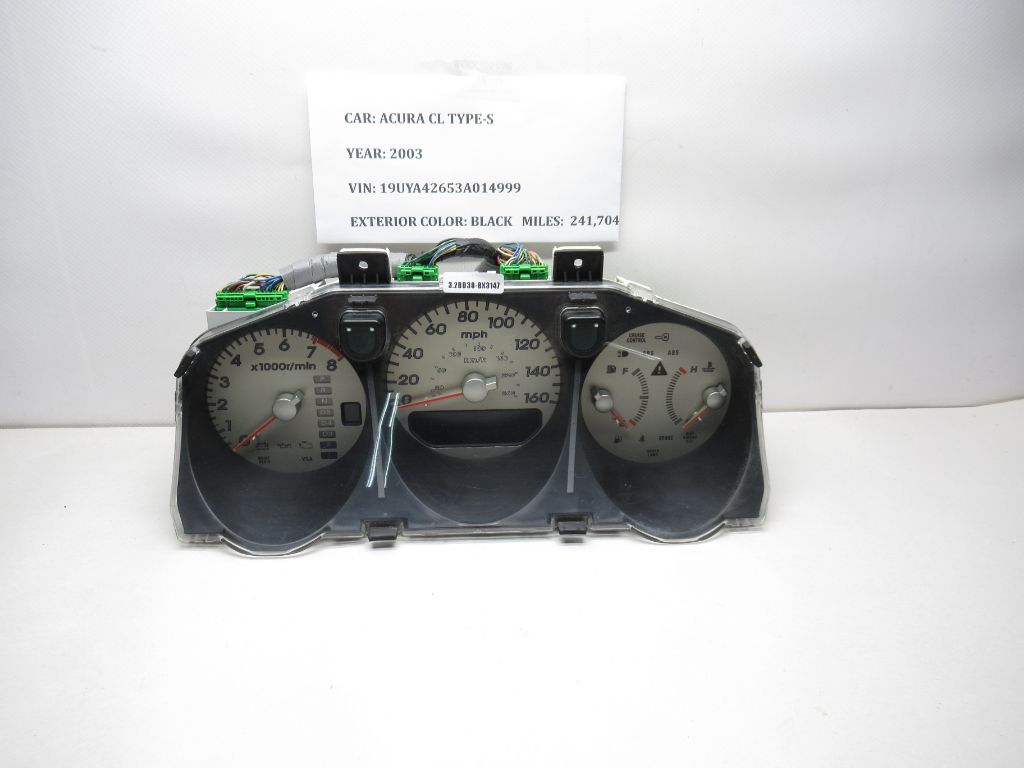 01-03 Acura CL Type S Speedometer Cluster 78100S3MA161 OEM
