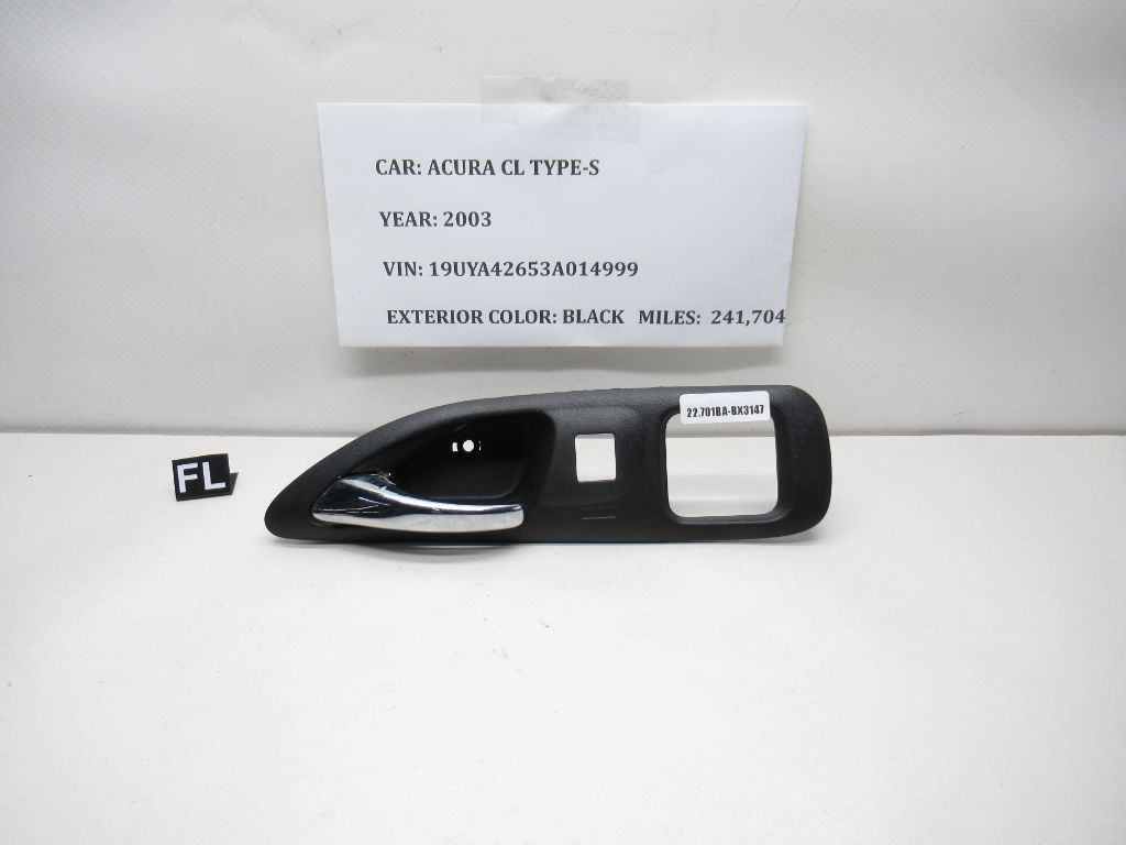 01-03 Acura CL Inside Door Handle 72160-SY8-A01ZA OEM