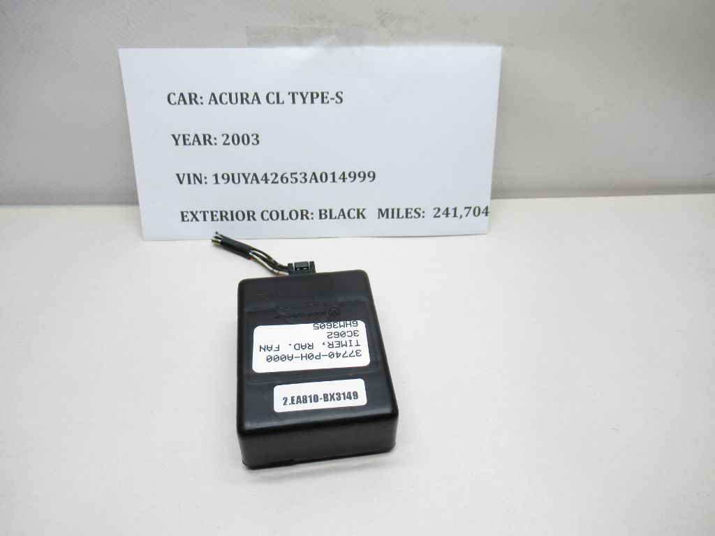 01-03 ACURA CL Timer Radiator Fan Timer 37740-P0H-A00 OEM