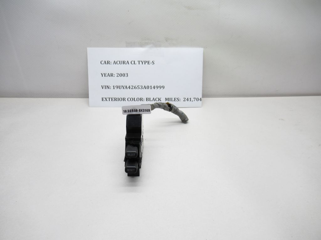 2001-2003 Acura Cl Assembly Switch 35780-S0K-A01ZA OEM