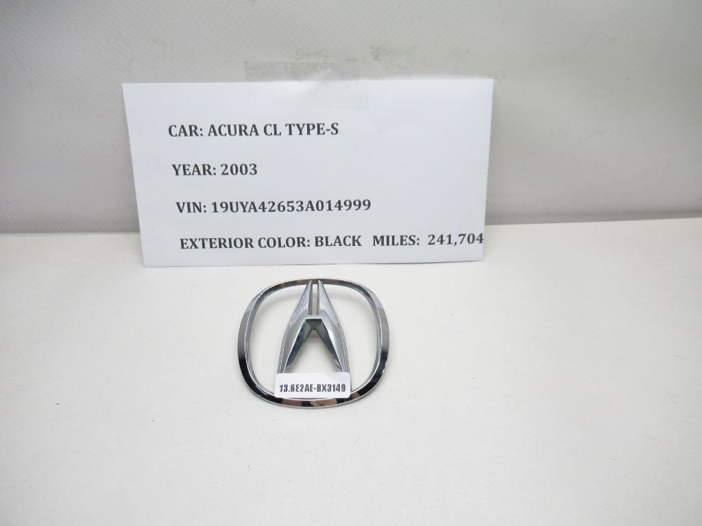2001-2003 Acura CL Emblem Logo 75701-S3M-A100 OEM