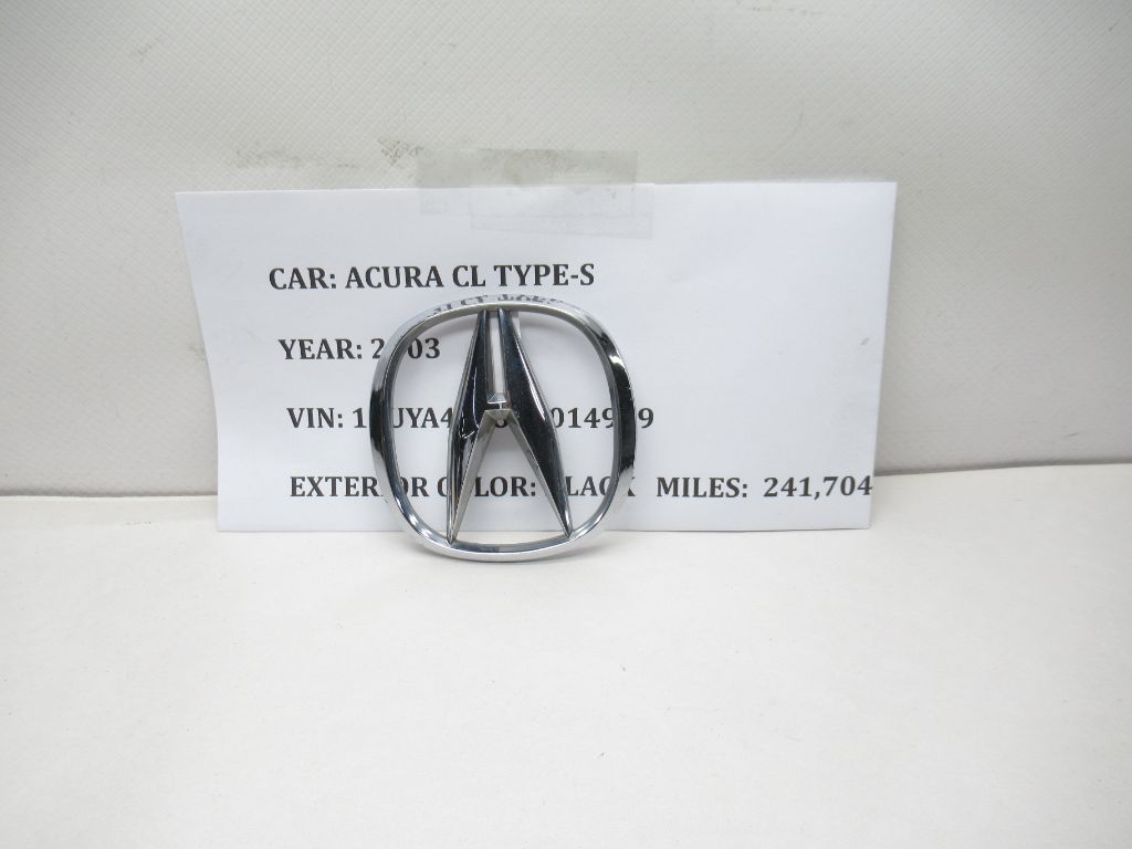 2001-2003 Acura CL Emblem Logo 75701-S3M-A100 OEM