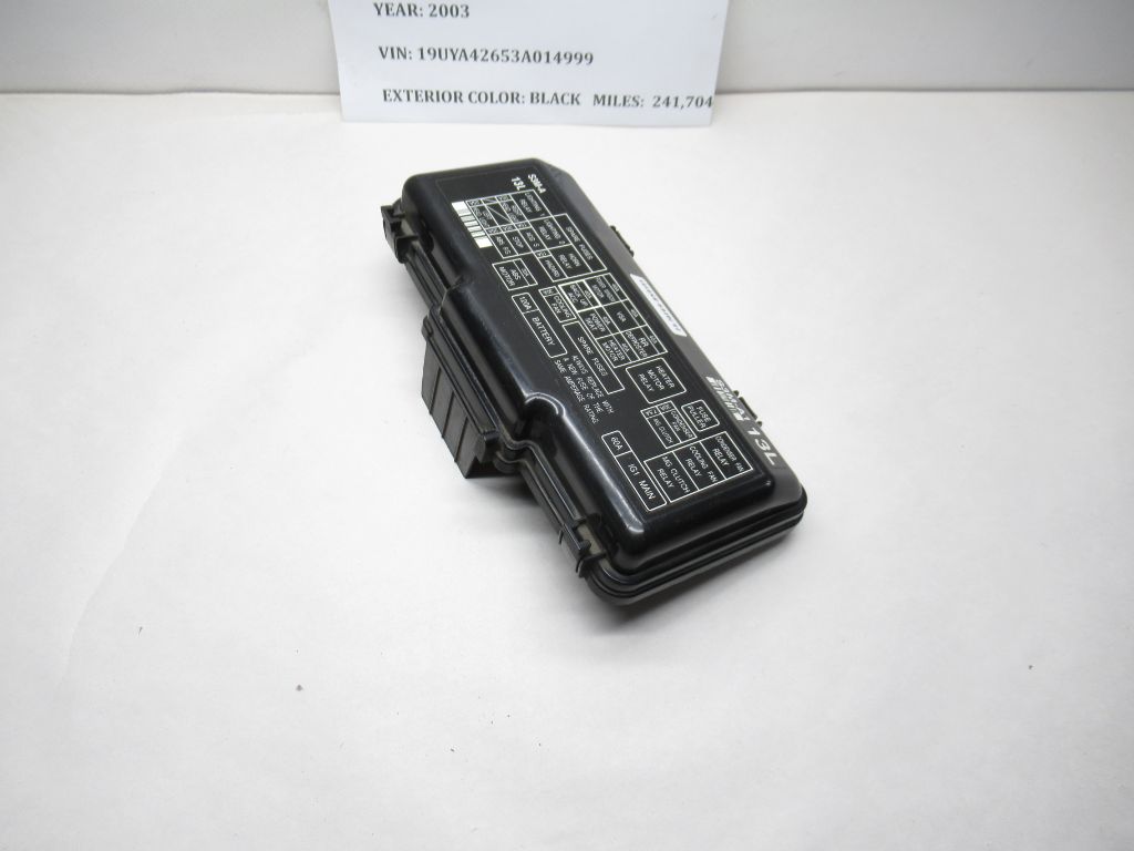 2002-2003 Acura Cl Under Hood Fuse Box Cover Lid Relay S9V-A3 OEM