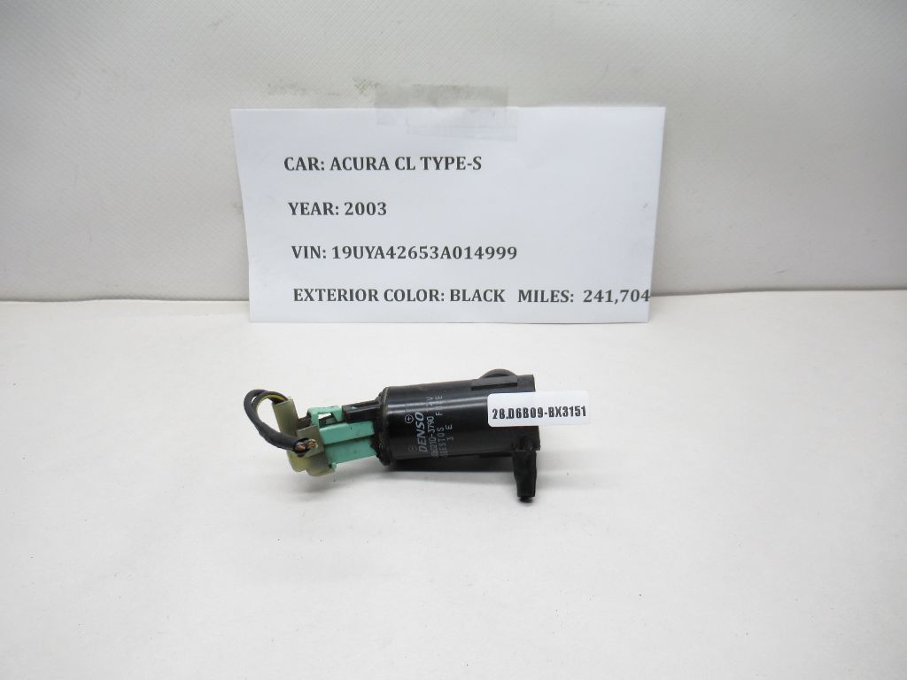 2001-2003 Acura Cl Windshield Washer Pump 38512-SC4-673 OEM