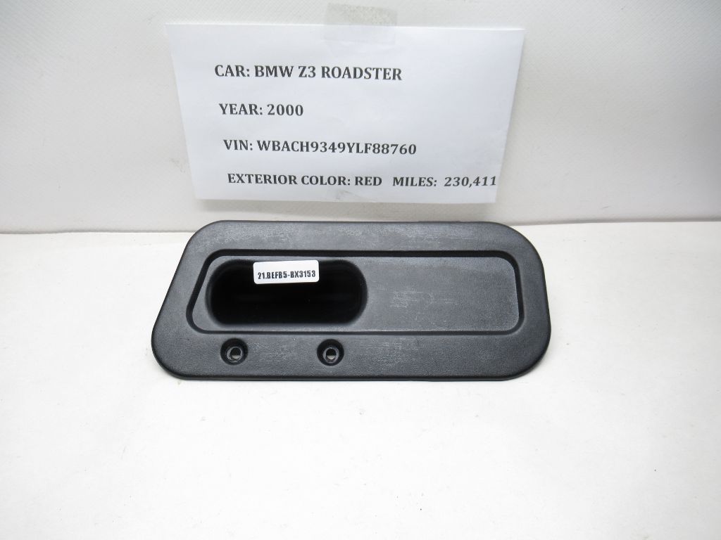 96-02 BMW Z3 Roadster Rear Hatch Trunk Deck Lid Recessed Handle 51498399315 OEM