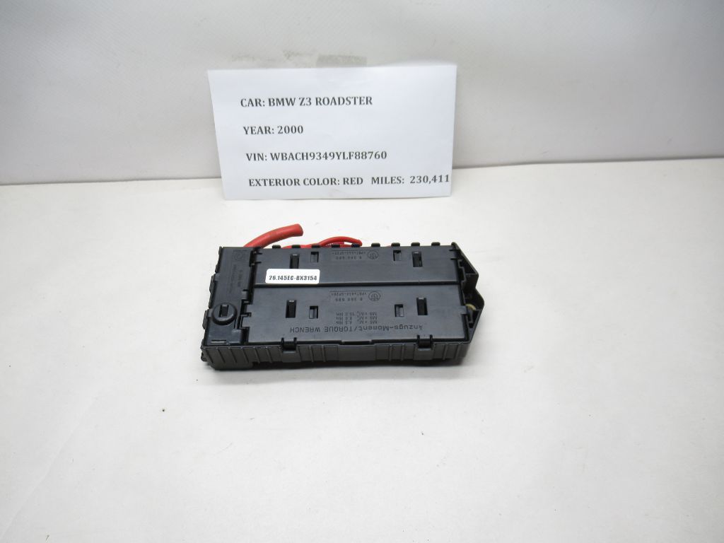 1996-2002 BMW Z3 Fuse Electrical Under Dash Box Panel Bus Bar 8380689 OEM