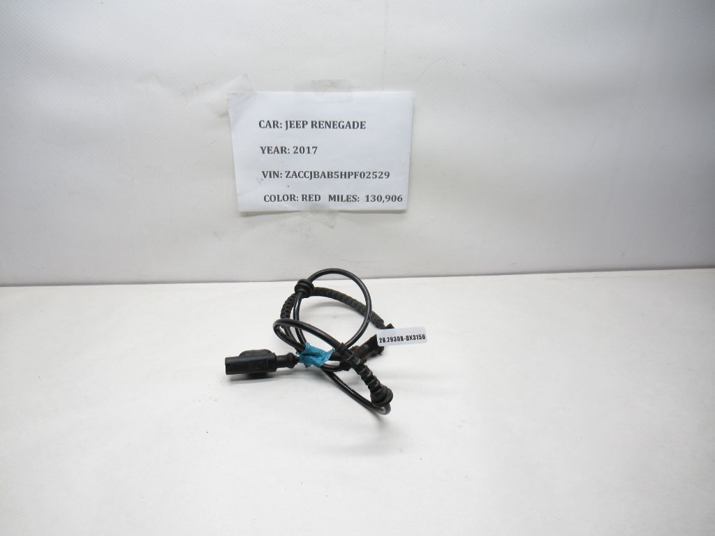 17-18 Jeep Renegade Anti Lock Brake Wheel Speed Sensor Wite 51941079 OEM