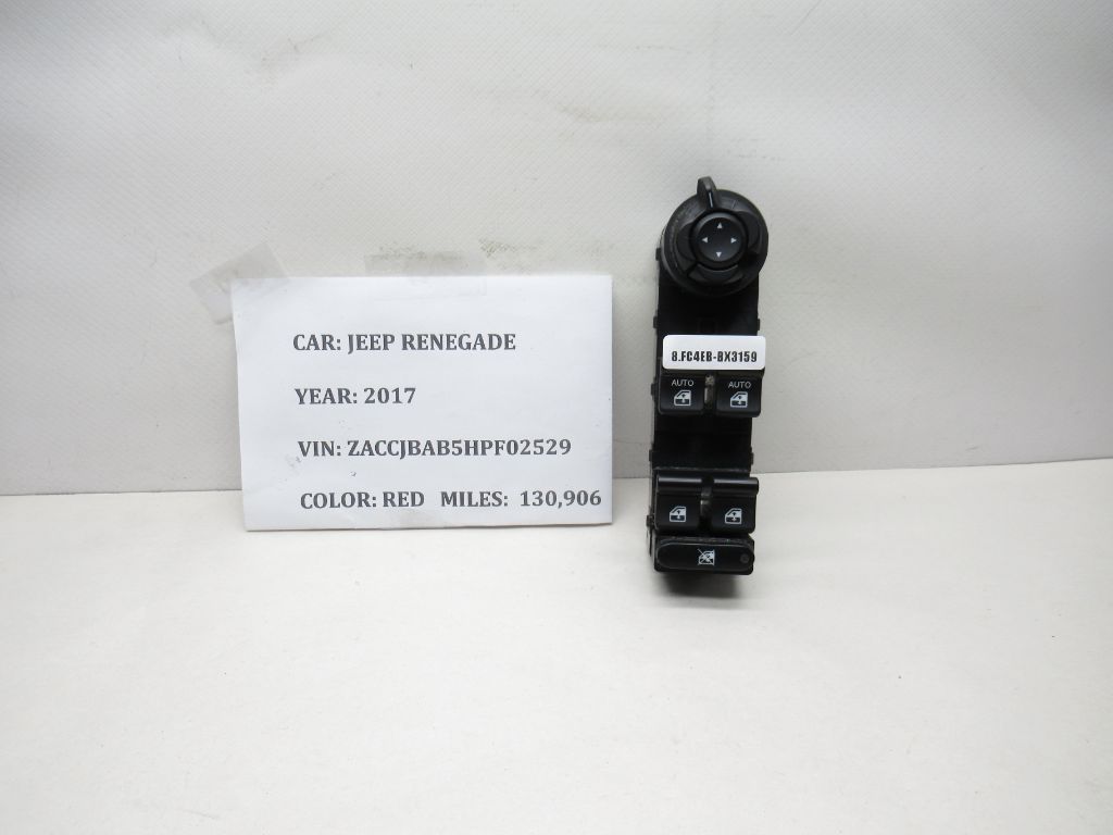 2015-2017 Jeep Renegade Door Master Window Switch 30170838 OEM