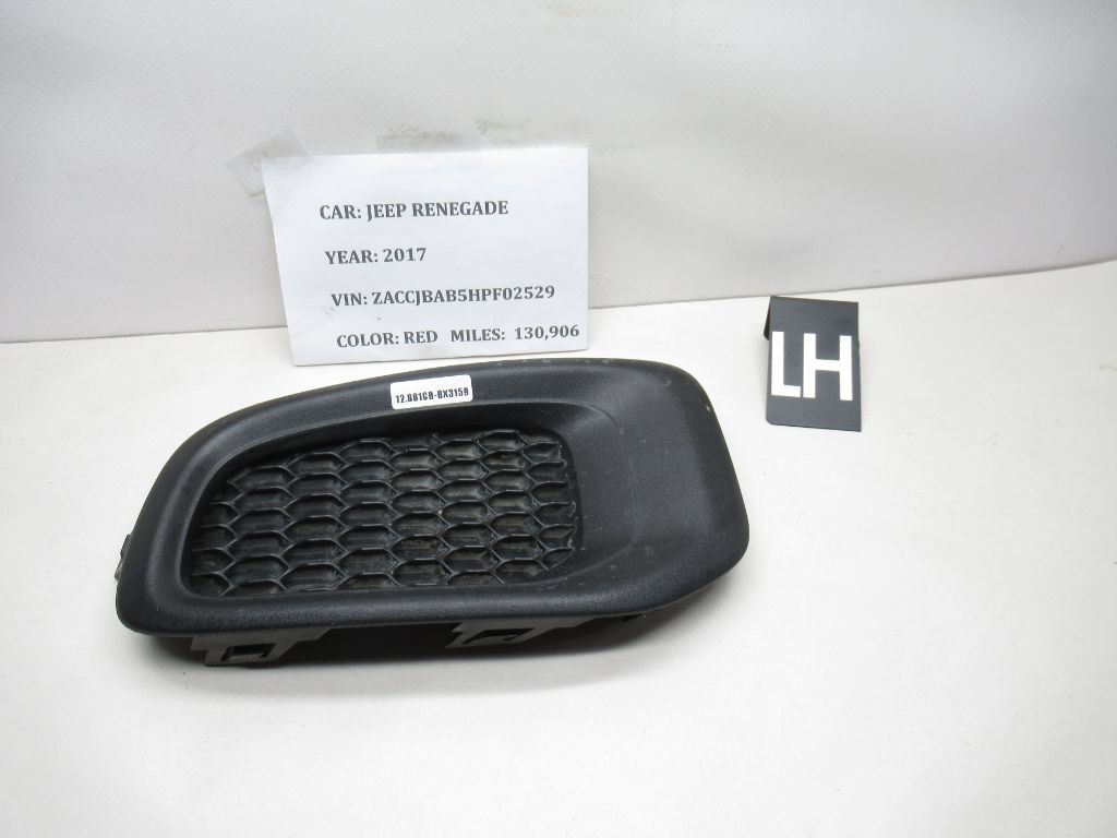 2015-2018 Jeep Renegade Fog Light Bezel Cover LH 735585014 OEM