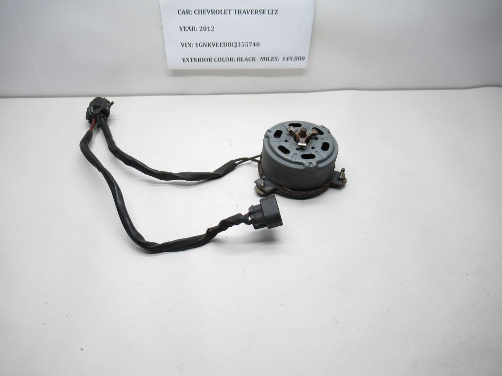 10-17 Chevrolet Traverse Cooling Fan Motor OEM