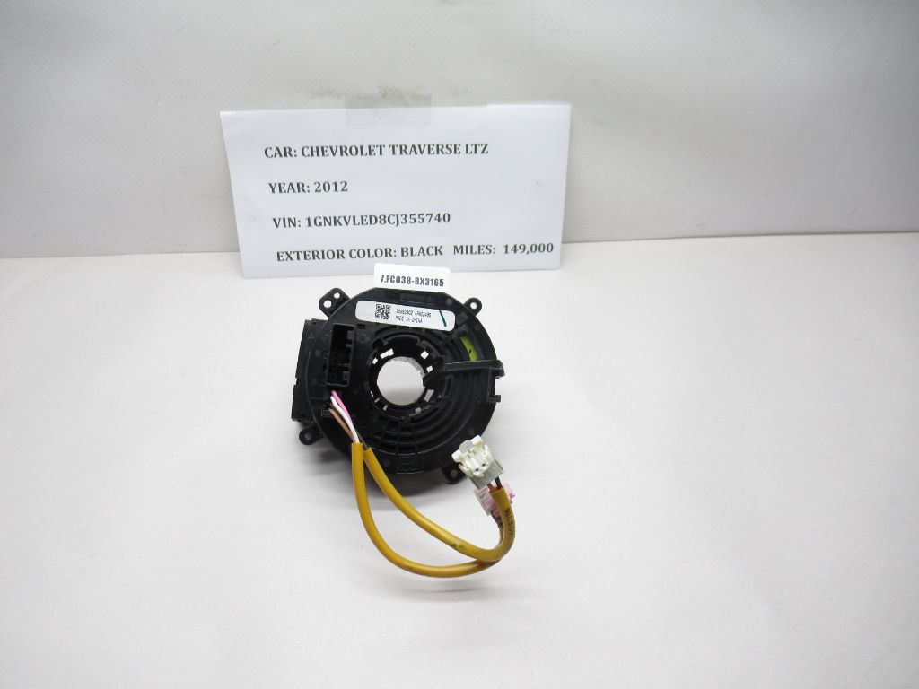 09-17 Chevrolet Traverse Clock Spring 20982802 OEM