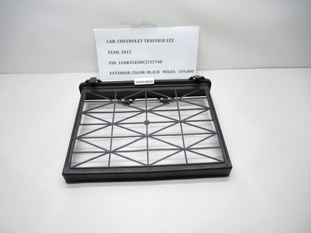2012 Chevrolet Traverse Cabin Air Filter Access Hole Cover P2490002 OEM
