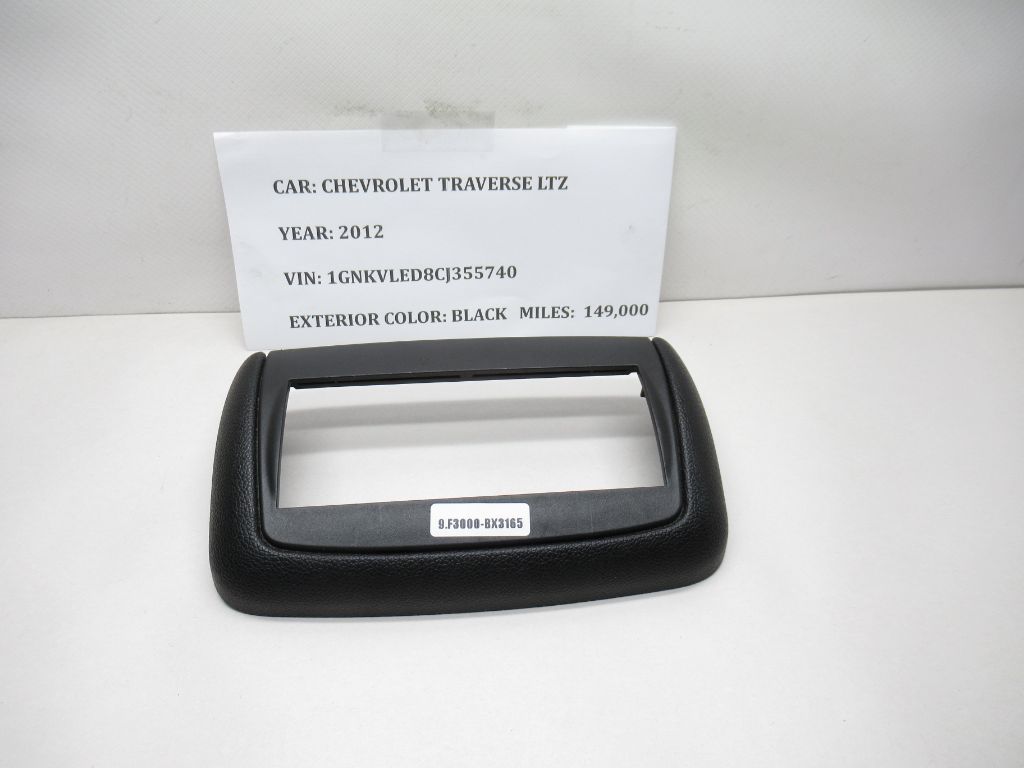 2009-2017 Chevrolet Traverse Floor Console Bezel 20980530 OEM