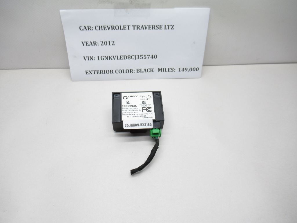 2009-2017 Chevrolet Traverse Keyless Entry Module 20863945 OEM