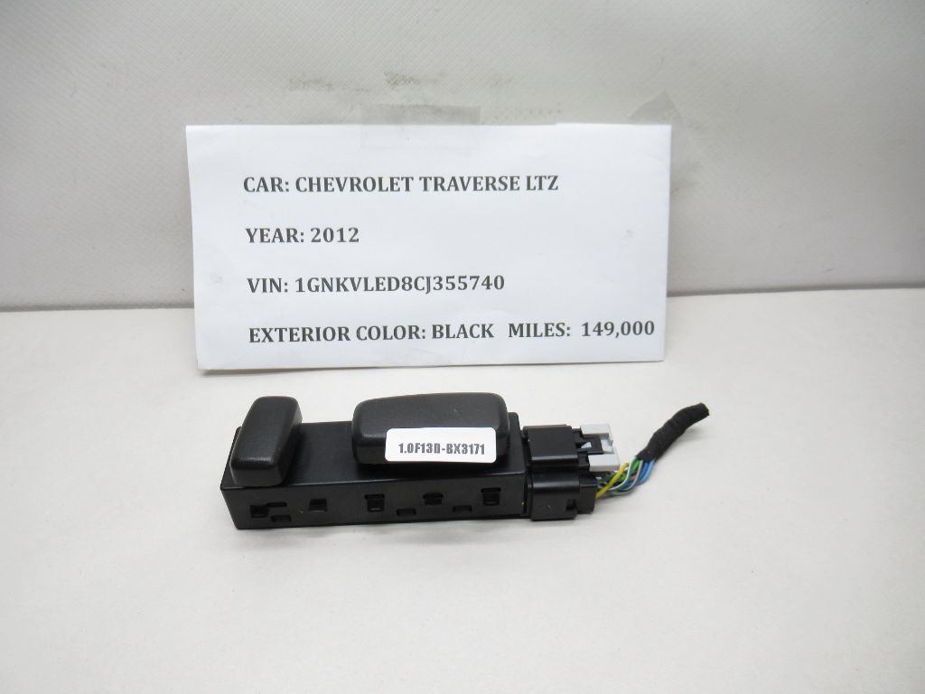 2009-2016 Chevy Traverse Power Seat Switch Black 12451497 ΟΕΜ