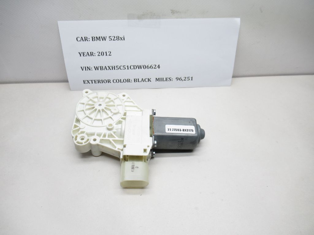 2012-2016 BMW 528i xDrive Right Power Window Motor Unit 7248172 OEM