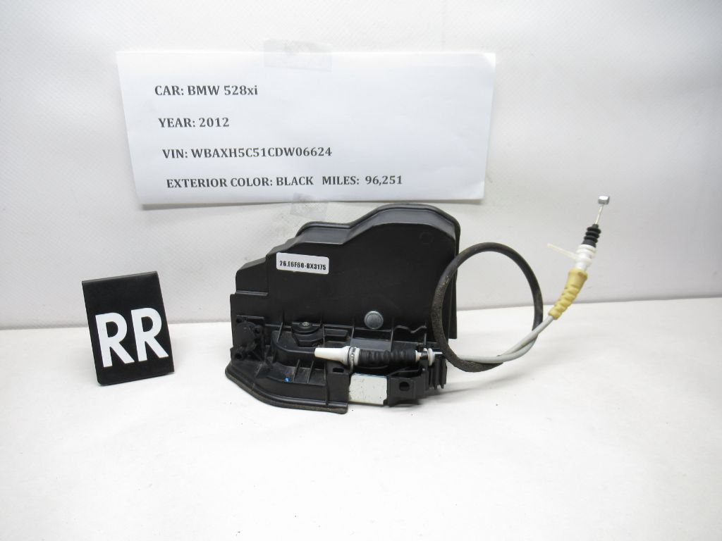 12-16 BMW 528i xDrive Rear Right  Door Lock Latch Actuator Side A053702 OEM