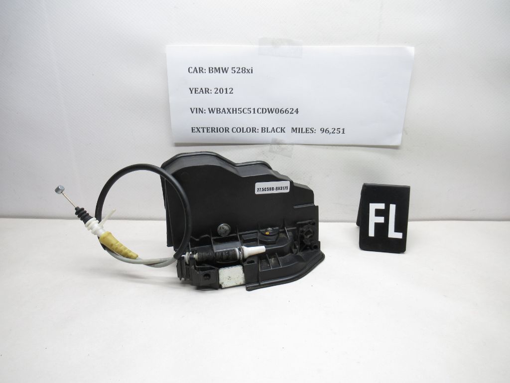 12-16 BMW 528i xDrive Front Left Door Lock Latch Actuator Assembly A053702 OEM