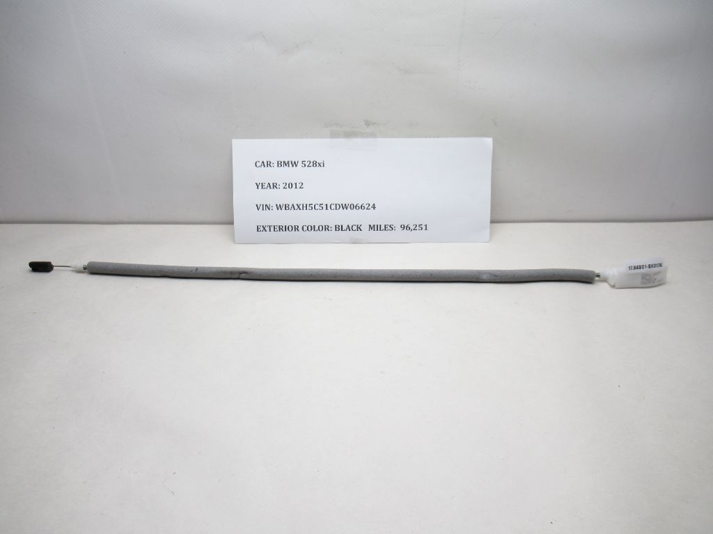 12-16 BMW 528i xDrive Inner Door Opener Lock Latch Bowden Cable 7175652 OEM
