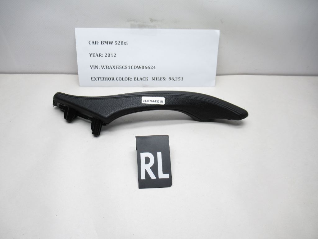 2012-2016 BMW 528i xDrive Rear Left Door Pull Grab Handle 7225851 OEM