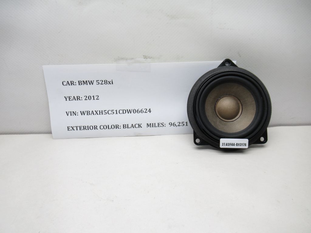 2012-2016 BMW 528i xDrive Front Door Speaker 9169689 OEM