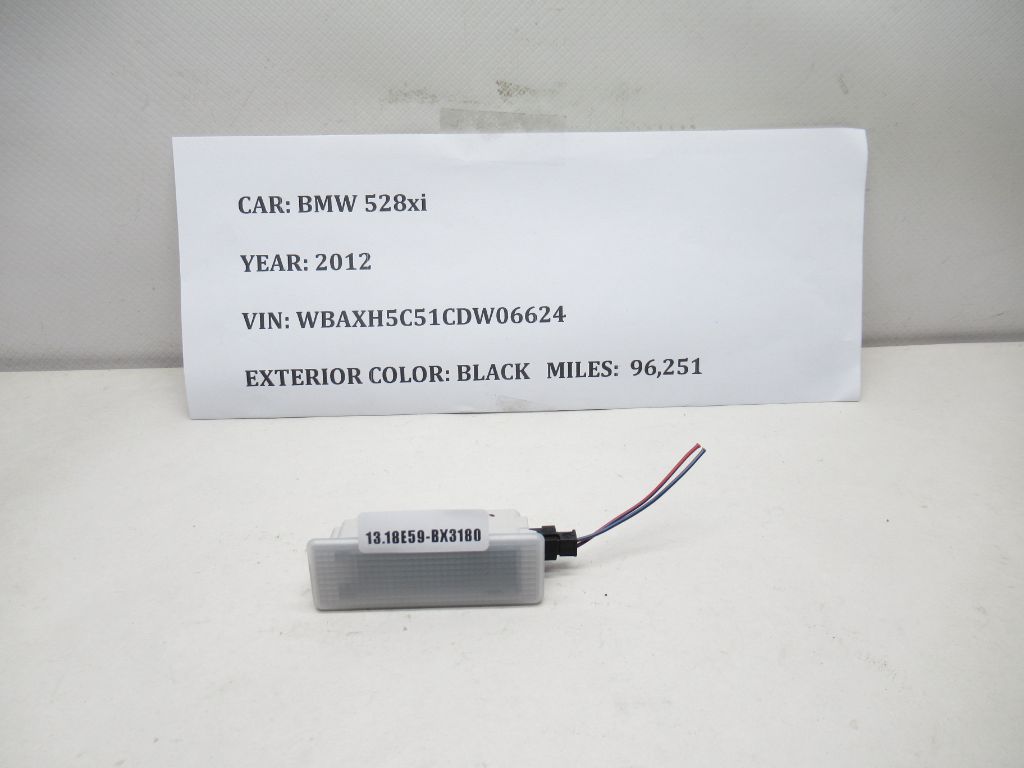 2012-2016 BMW 528i xDrive Interior Door Courtesy Lamp Light 6972605 OEM