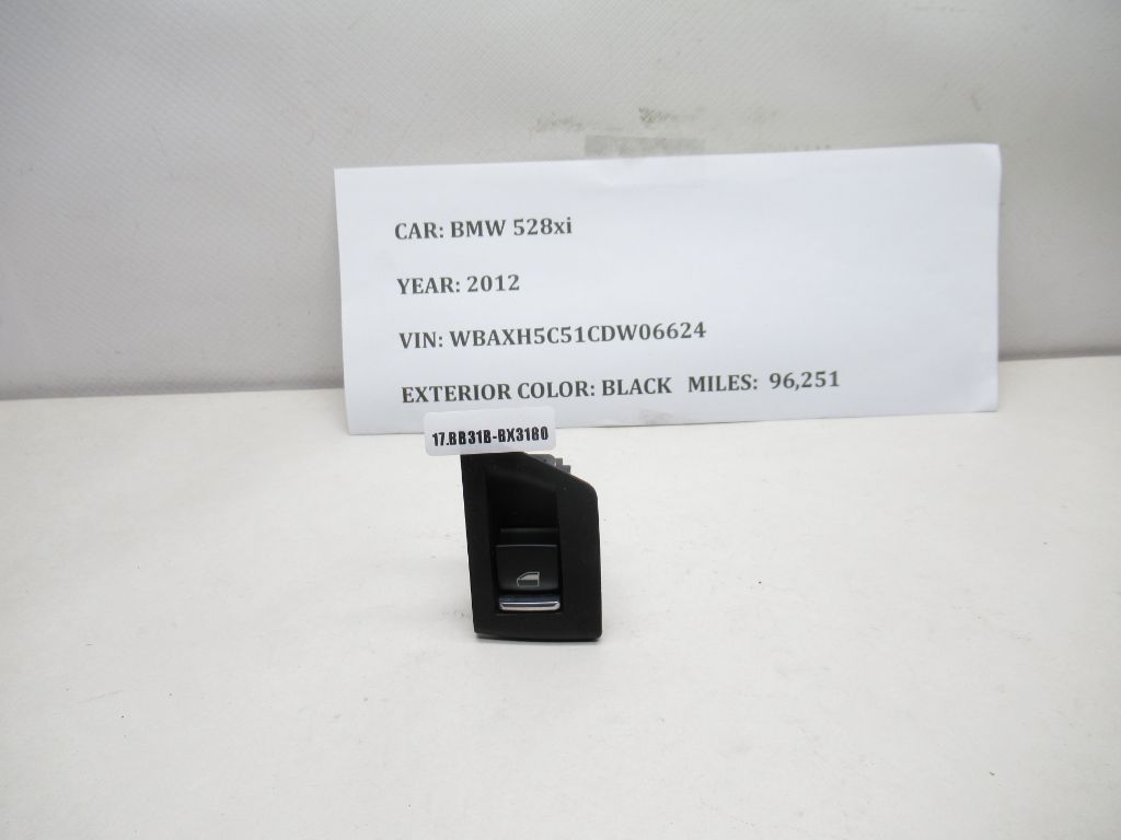 12-16 BMW 528i Xdrive Window Control Switch 9183548 OEM
