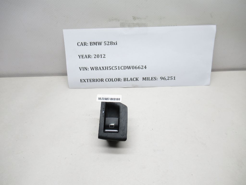 12-16 BMW 528i Xdrive Window Control Switch 9183548 OEM
