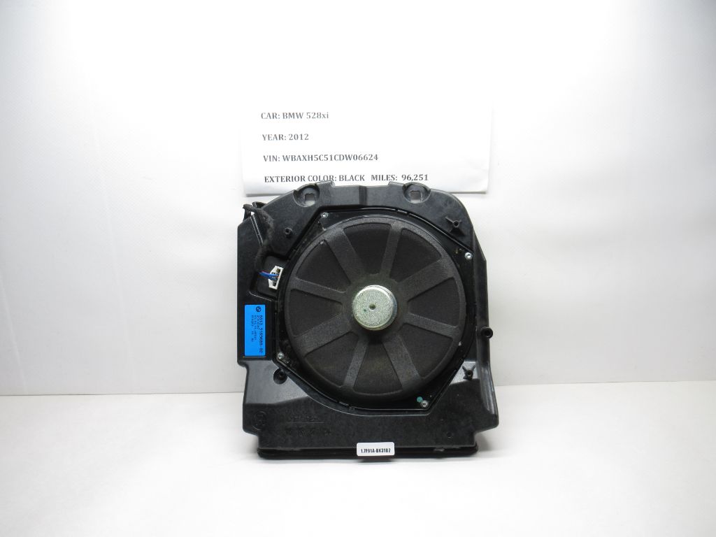 2012-2016 BMW 528i xDrive Right Central HIFI Woofer 6513 9169686 OEM