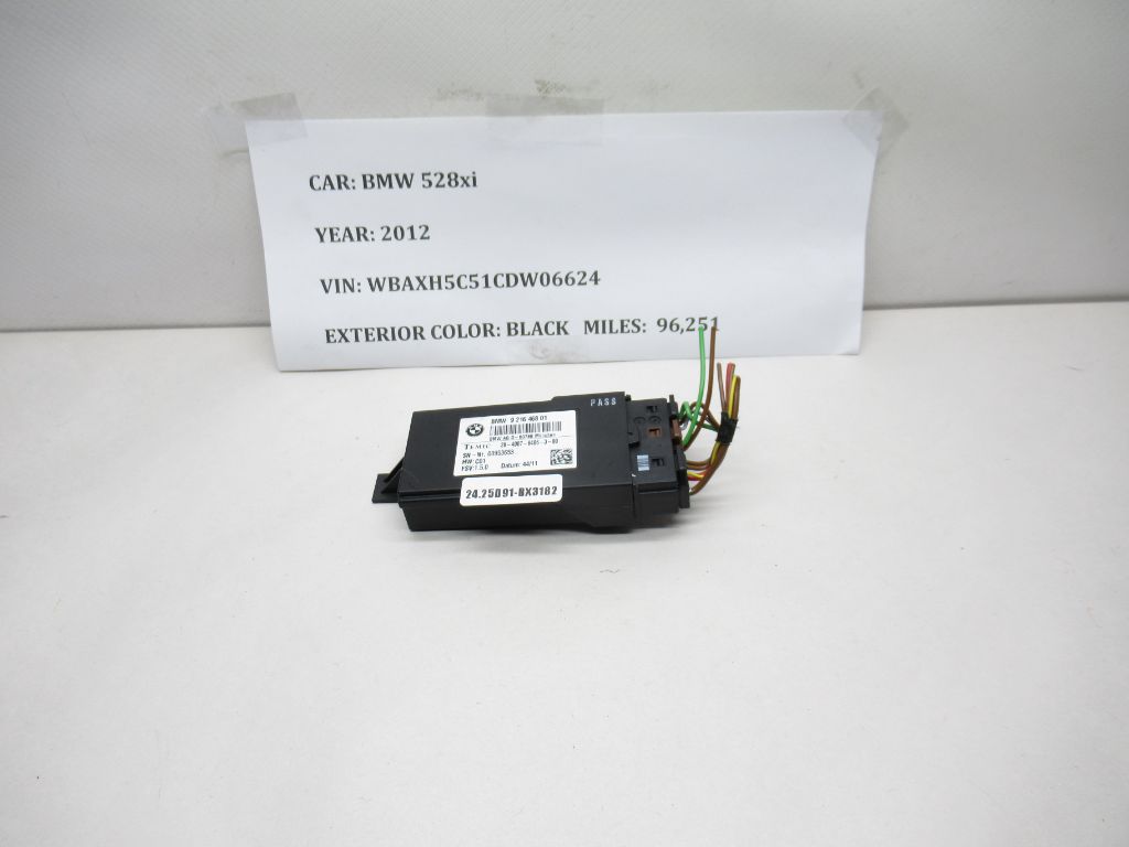 2012-2016 BMW 528i Xdrive F10 Module Seat Heat Control 9216468 OEM