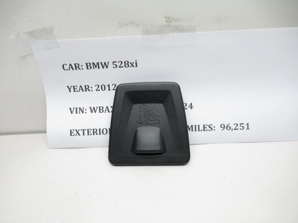 2010-2015 BMW 528xi Rear Child Seat Safety Latch Trim Cover 51469112717 OEM