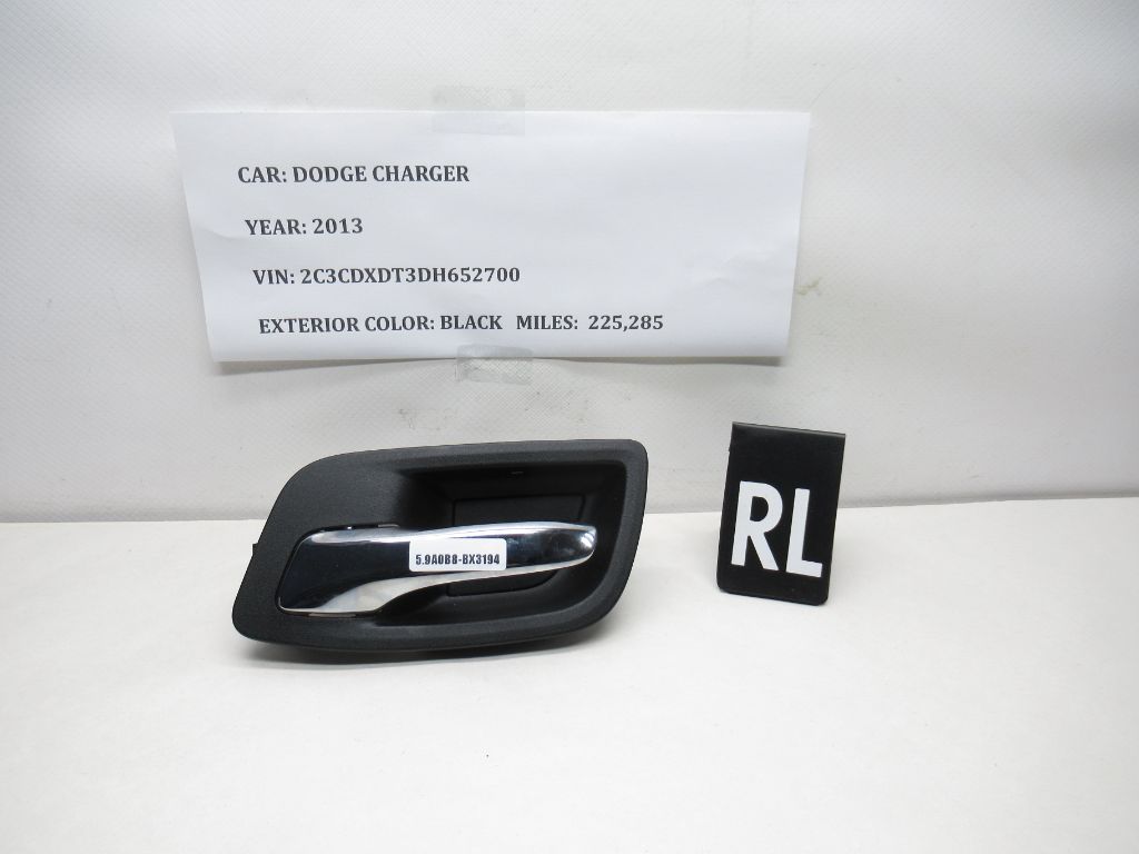 2011-2014 Dodge Charger Rear Left Interior Door Handle 1RE77DX9AD OEM