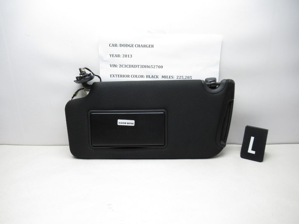 2011-2013 Dodge Charger Driver Left Sun Visor Mirror Sunvisor 05108114AA OEM