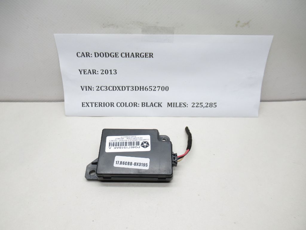 2011-2014 Dodge Charger Compass Module P04671918AK OEM