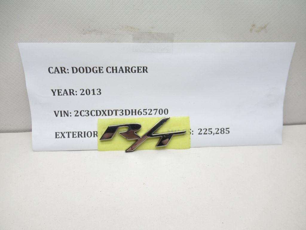 2013 Dodge Charger Emblem RT Badge Nameplate OEM