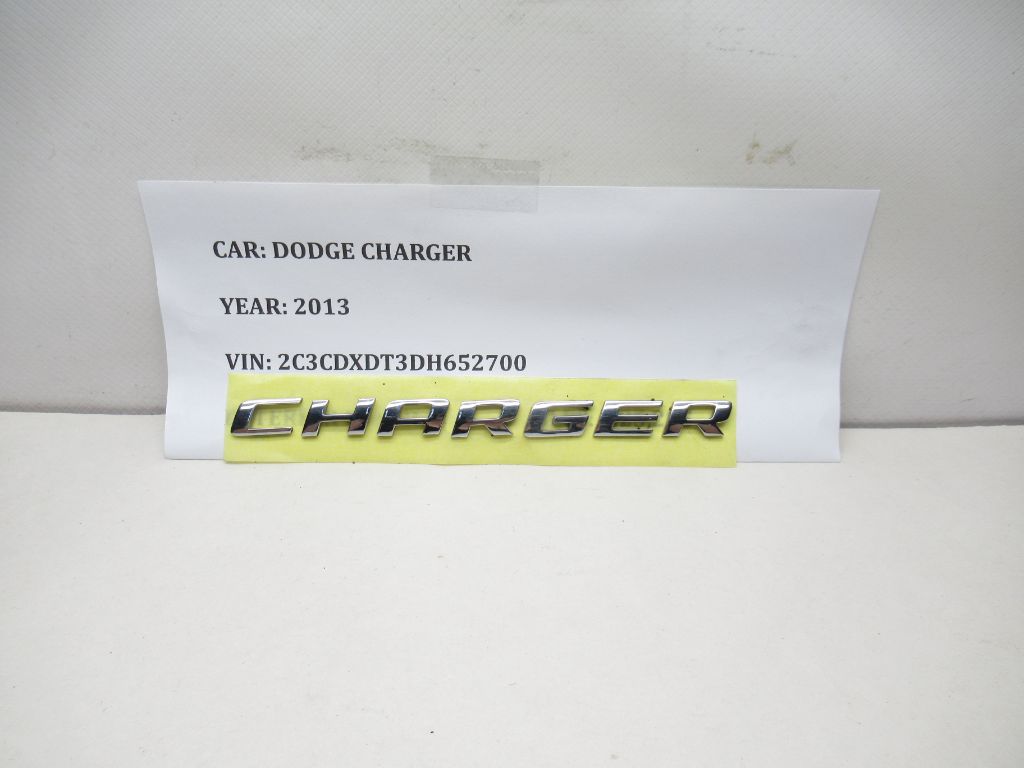 2013 Dodge Charger Emblem Badge Letters Symbol OEM