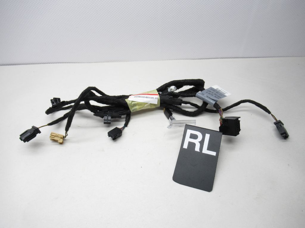 09-12 Audi Q5 Driver Left Rear Door Panel Wiring Harness 8R0971693D OEM