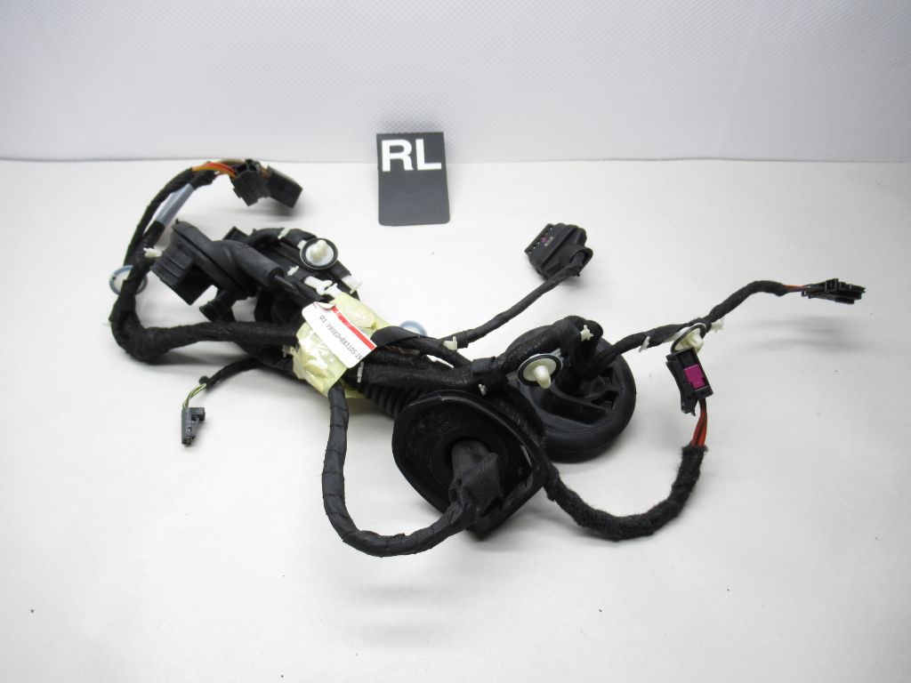 09-12 Audi Q5 Driver Left REAR Door Wire Harness Assembly 8R0971687AB OEM