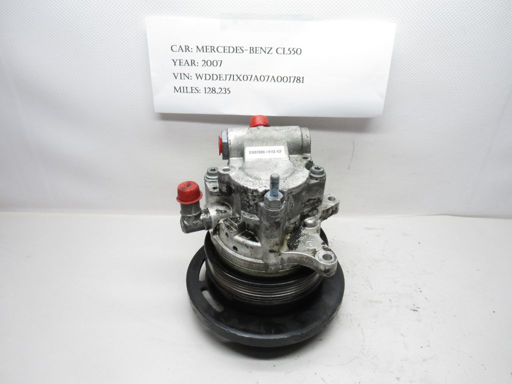 07-13 Mercedes CL550 Power Steering Tandem Pump 6020779 OEM