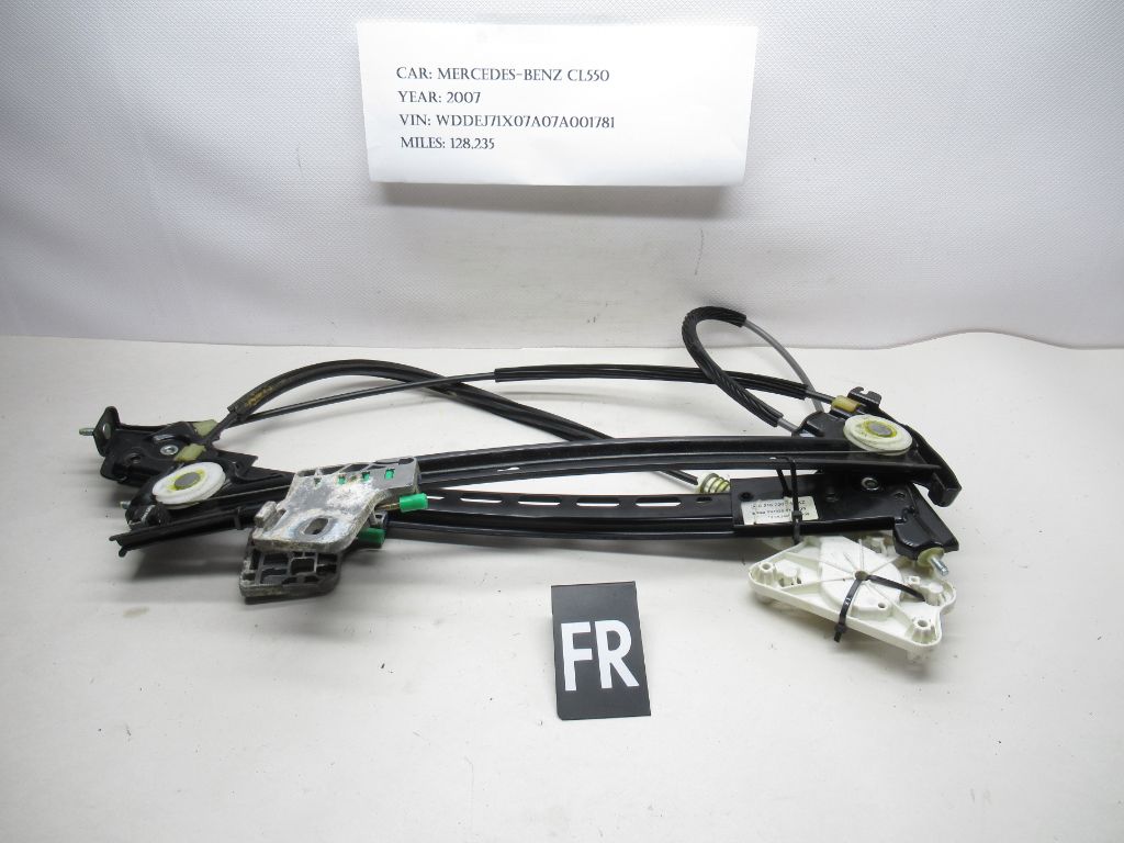 07-10 Mercedes CL550 Front Right Window Regulator Motor a 216 720 12 46 OEM