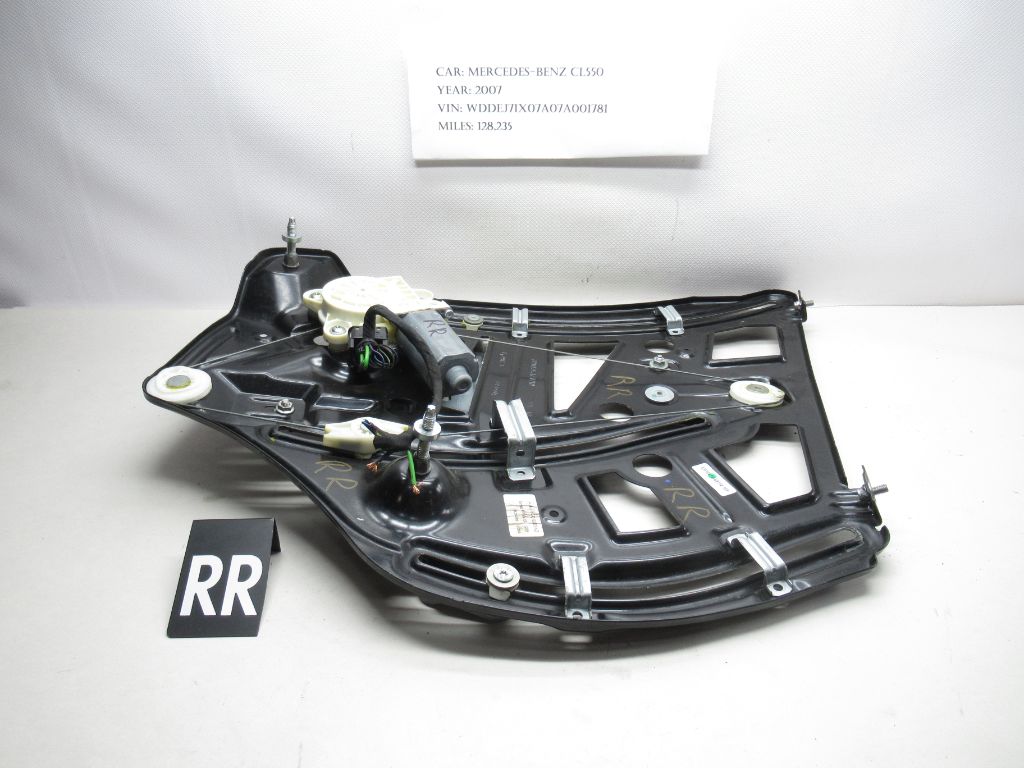 07-13 Mercedes CL550 CL600 Window Regulator Motor Rear Right A2166700203 OEM