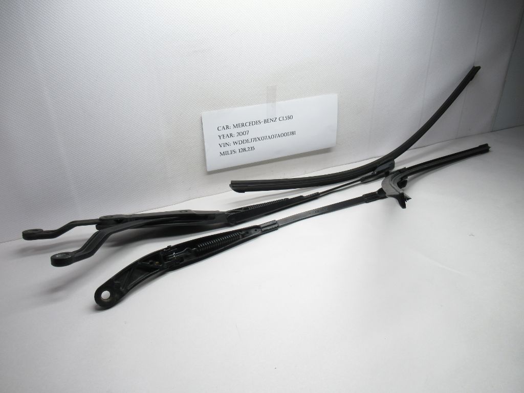 07-14 Mercedes CL550 Front Left & Right Windshield Wiper Arm Set A2218200144 OEM