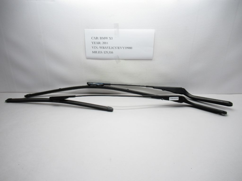 2013-2015 BMW X1 Front Windshield Wiper Arm Set X2 178536, 178540 OEM