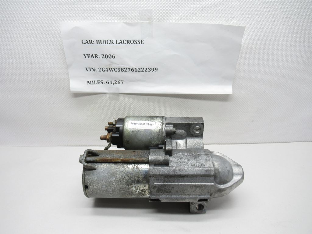 06-09 BUICK LACROSSE Starter Motor 12593764 OEM