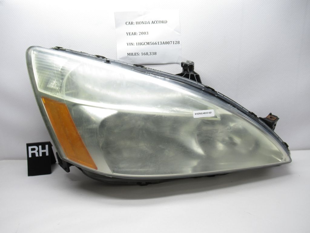 2003 - 2007 Honda Accord Right Side Halogen Headlight P2754R OEM