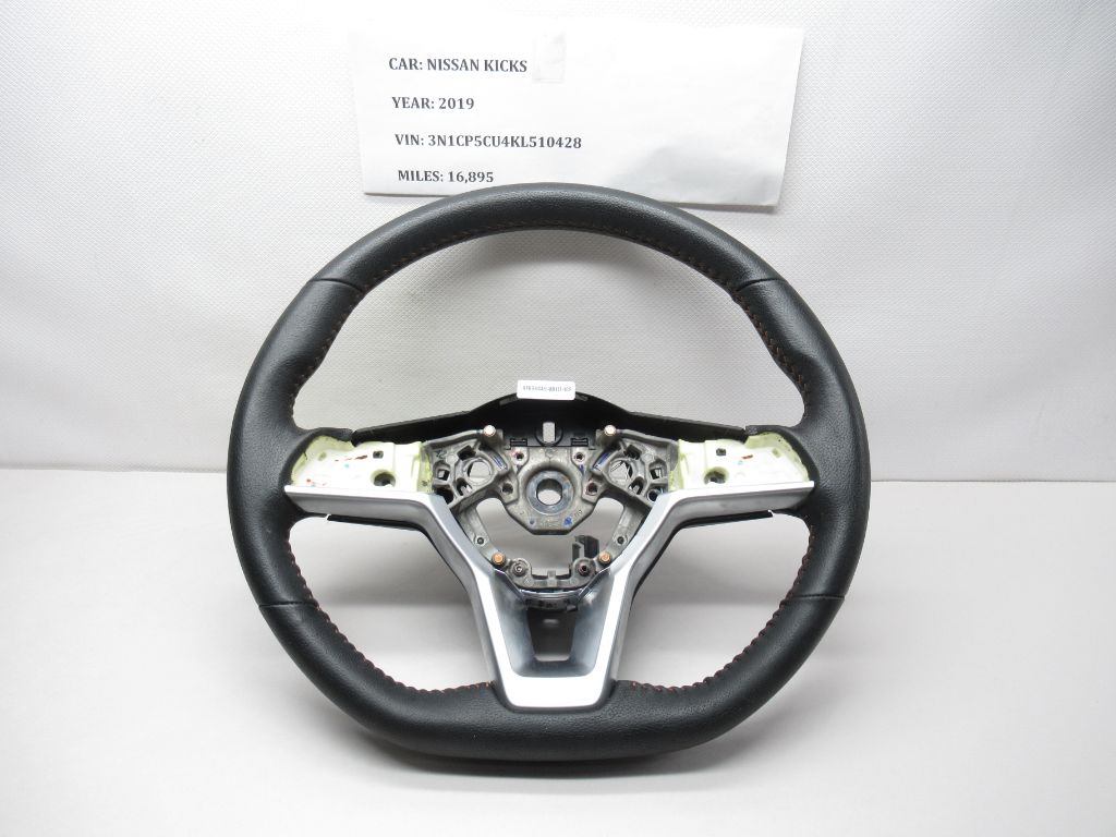 2018 - 2020 Steering Driver Wheel Black Leather 484305RL0A OEM