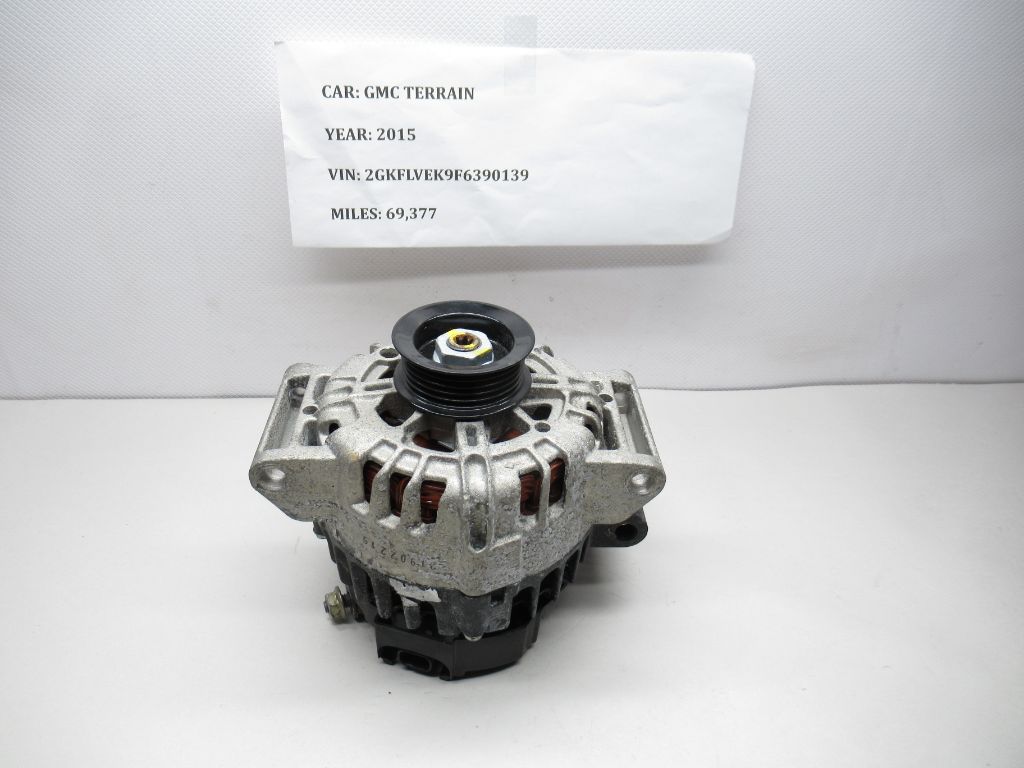 10-17 GMC Terrain Alternator Generator Charging Assey Engine  2.4 L 22988006 OEM