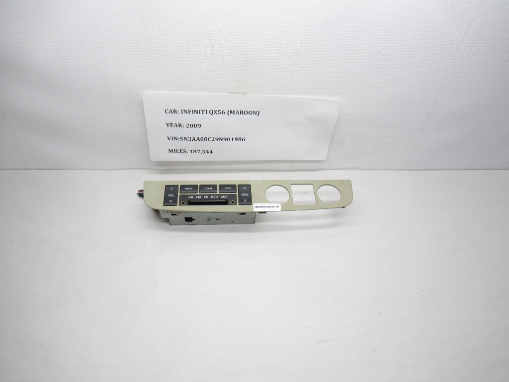 2009-2010 Infiniti QX56 Roof Radio Control Panel 28260ZQ00B OEM