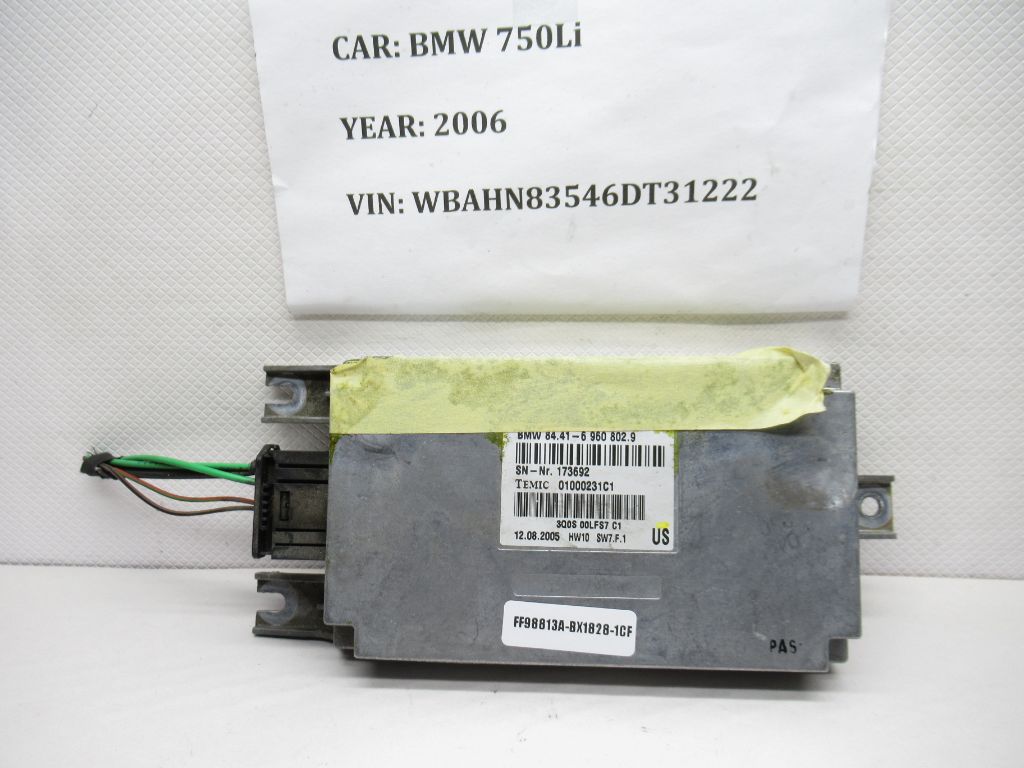 2006 2008 BMW 750LI  Voice Input Control Module 69608029 OEM